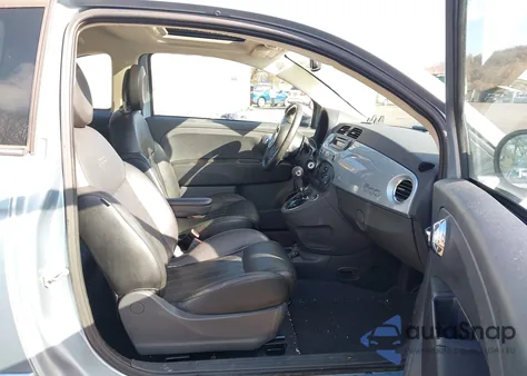 2015 Fiat 500 Lounge из США, поврежденный, VIN 3C3CFFCR1FT620574